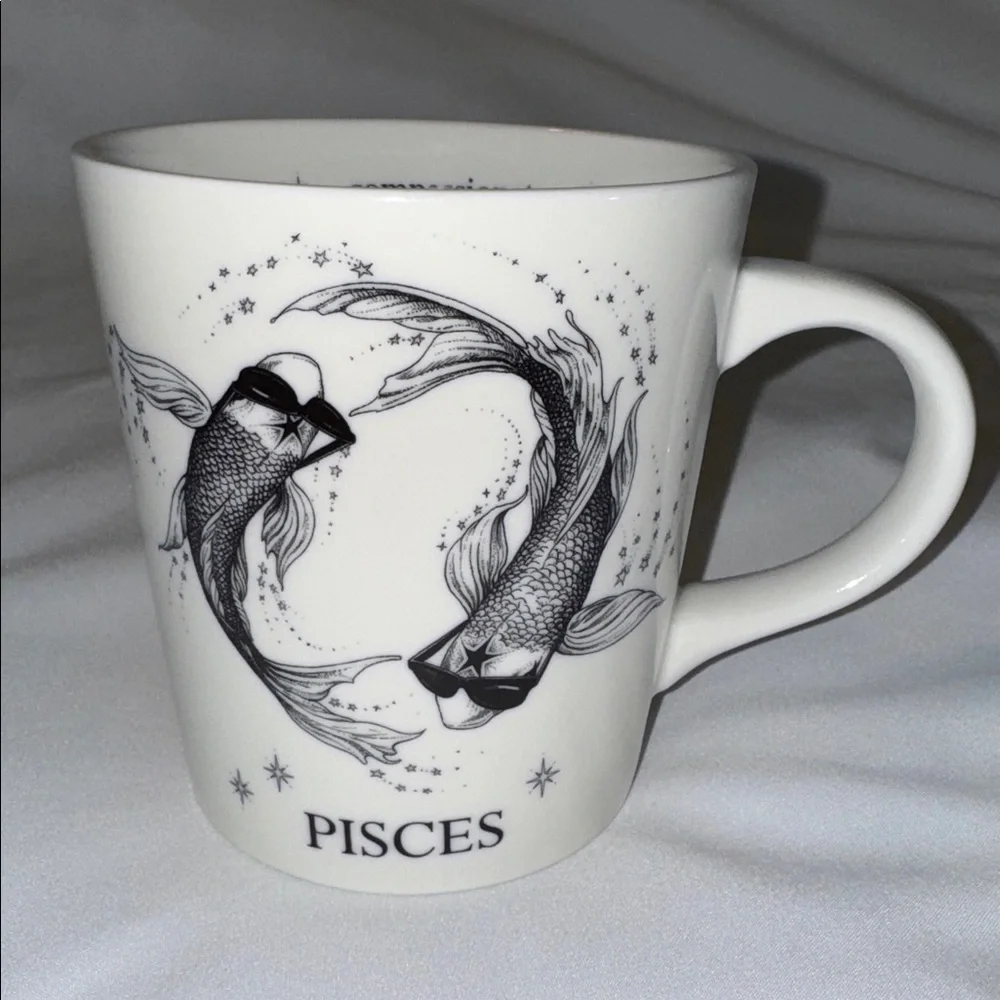 Williams Sonoma Zodiac Pisces Mug in collaboration with Rory Dobner 20 ounce